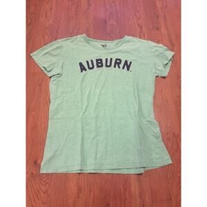 Banner Supply Co Auburn Y2K Green Tee shirt Size Large
